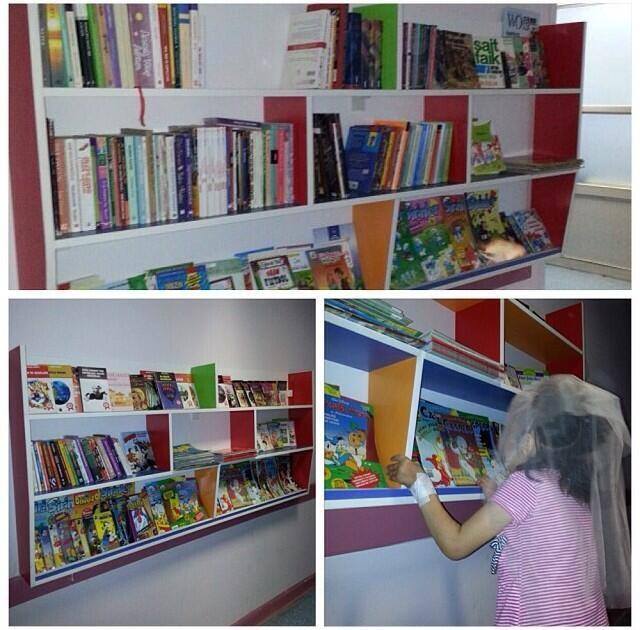 İstanbul Çapa Tıp Fakültesi Koridor kütüphanemiz